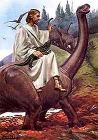 Jesus loves the little dinos.